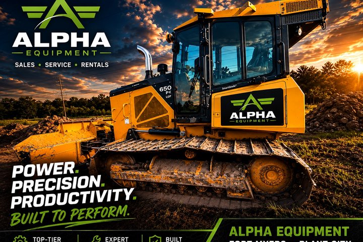 Alpha Equipment branded dozer